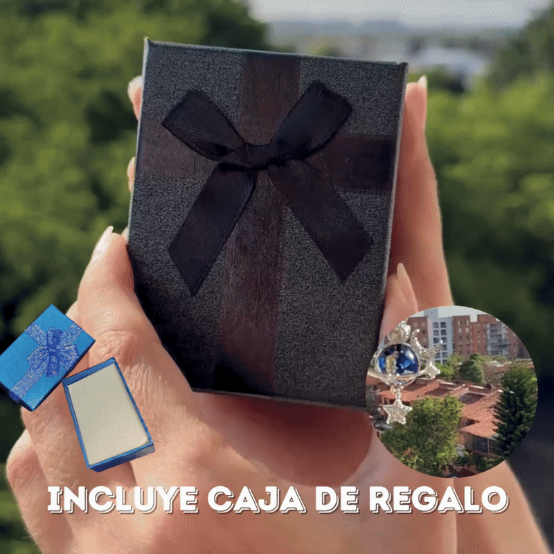 Joya celestial para almas únicas COLLAR GALAXIA AZUL "edición limitada"
