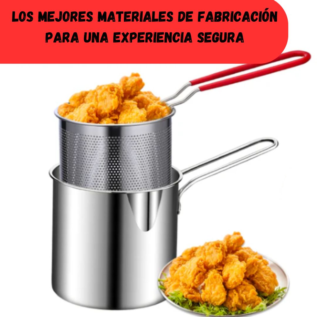 Olla Freidora PREMIUM 1200ml con Canasta