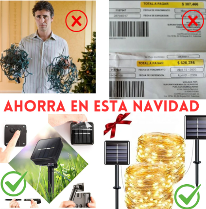 MANGUERA CON PANEL SOLAR 20 metros