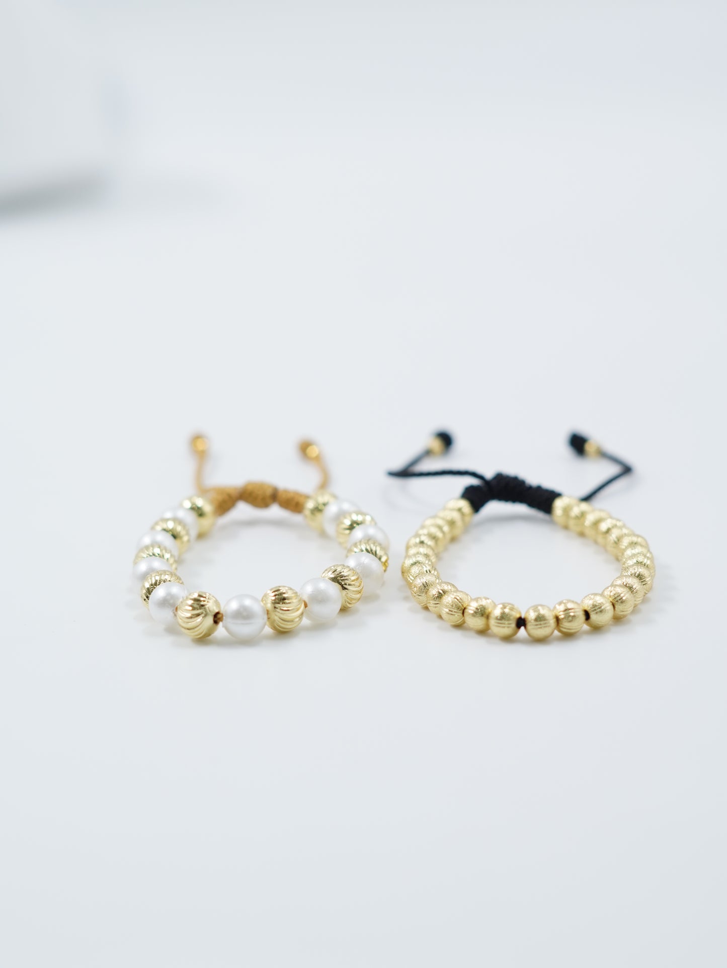 2 Manillas balín perla-diamanté más OBSEQUIO sorpresa