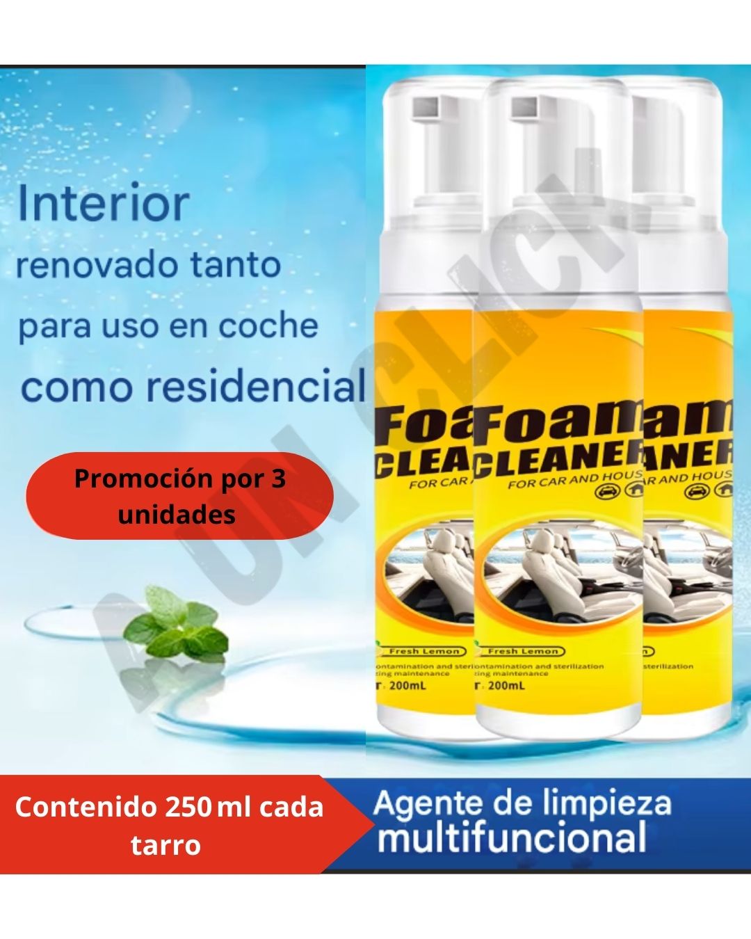 3 Espuma Limpiadora FOAM CLEANER™