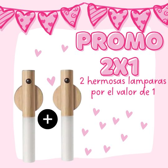 2 LAMPARA NORDICA CON SENSOR