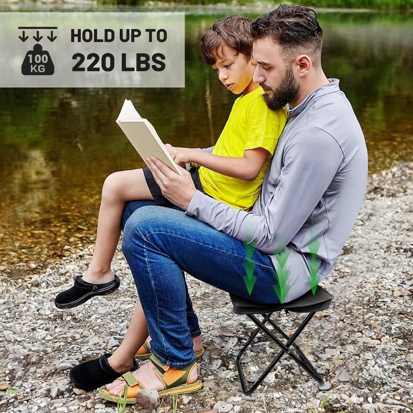 Silla plegable portátil premium