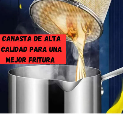 Olla Freidora PREMIUM 1200ml con Canasta