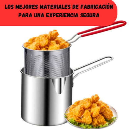 Olla Freidora PREMIUM 1200ml con Canasta