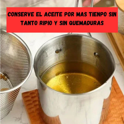 Olla Freidora PREMIUM 1200ml con Canasta