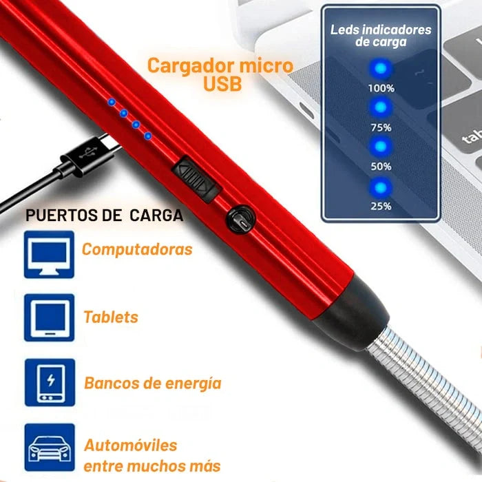 🔥Encendedor Eléctrico Recargable – Seguridad, Estilo y Duración en un Solo Toque🔥