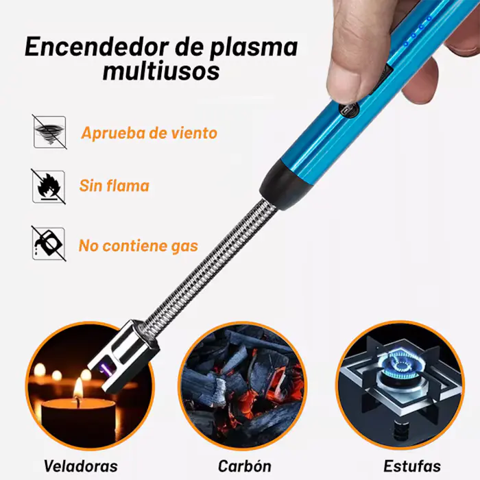 🔥Encendedor Eléctrico Recargable – Seguridad, Estilo y Duración en un Solo Toque🔥