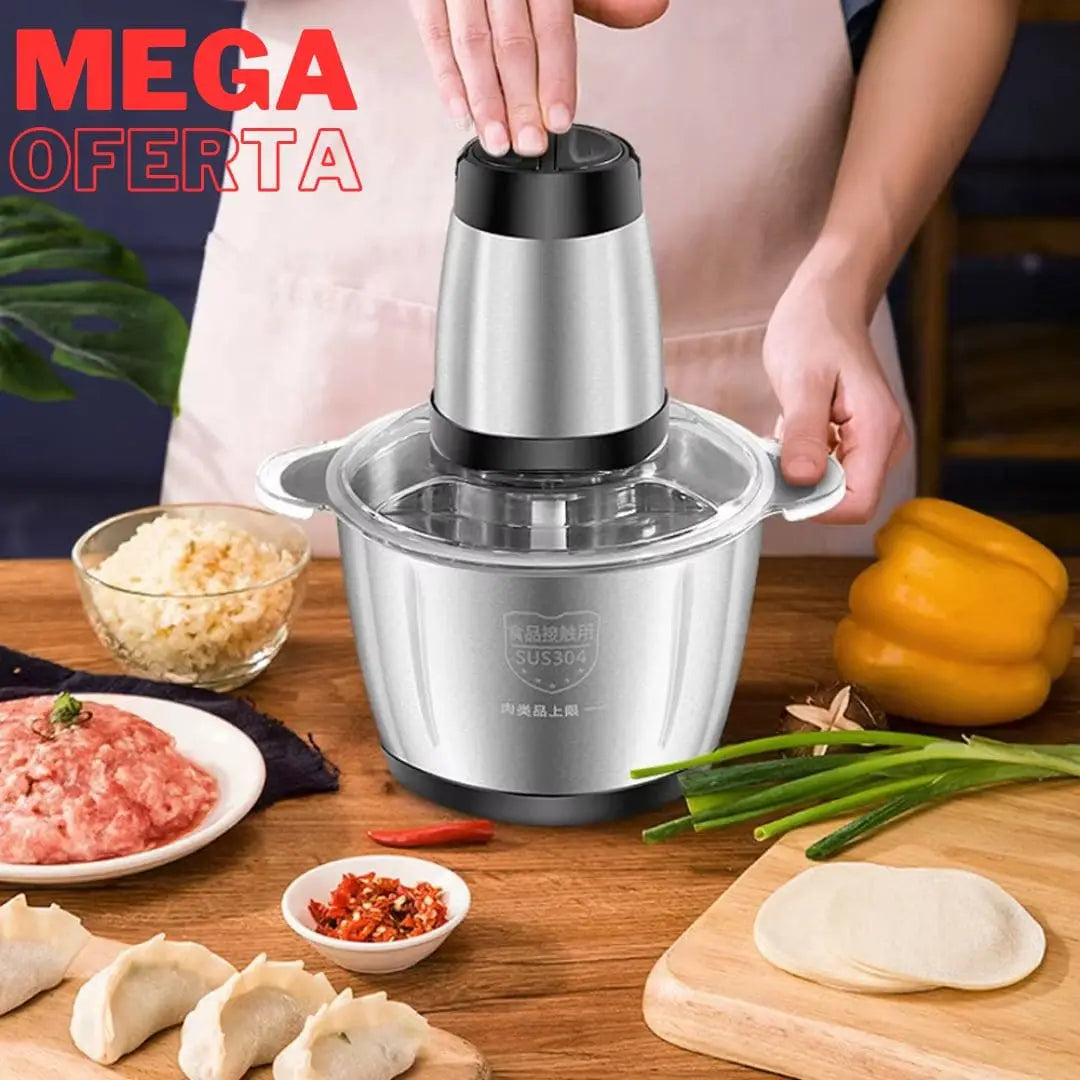 Picadora Eléctrica Carnes, Verduras y Granos