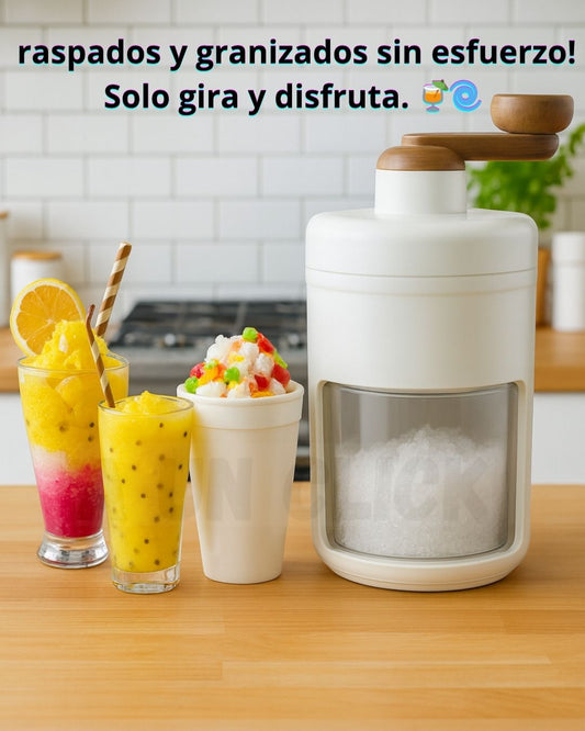 Trituradora de Hielo Manual – Potente, Práctica